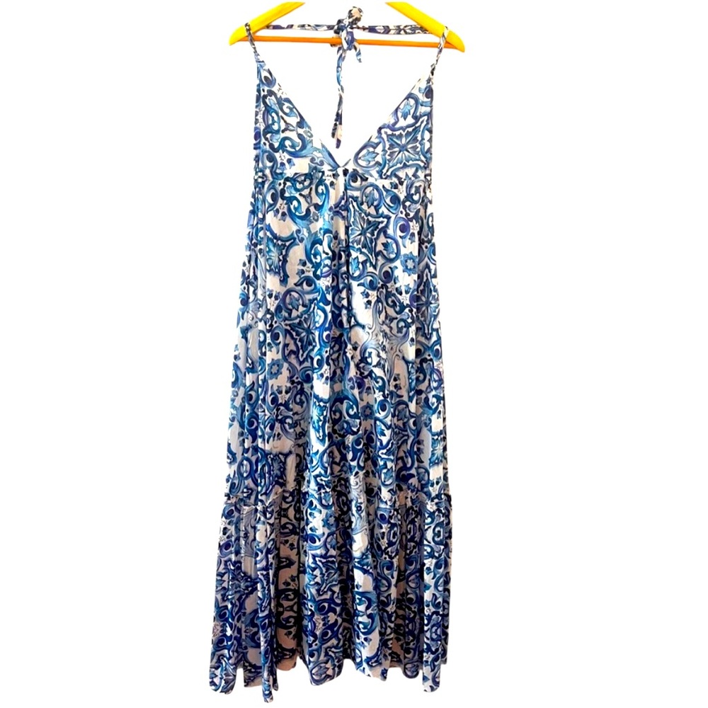 NWT🌺Sagimar•Maxi Cotton Dress Made in Italy